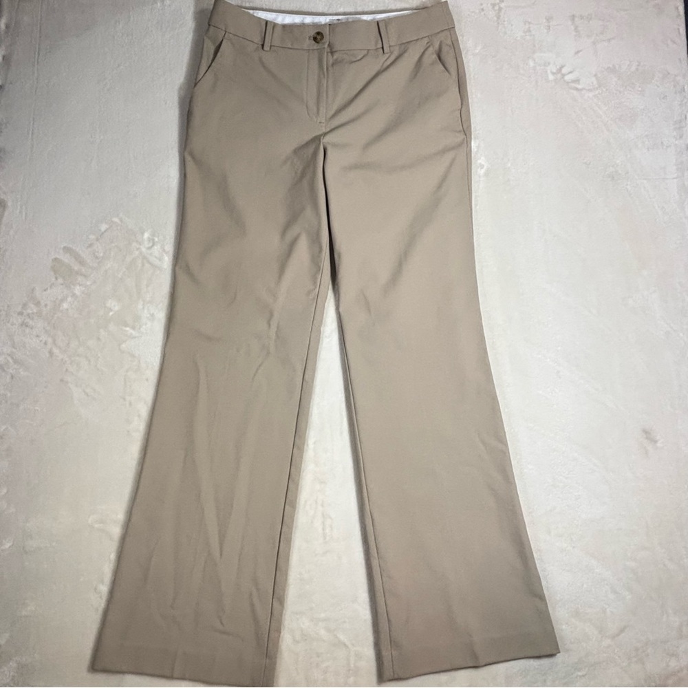 Talbot Women's Size 8 Windsor Dress Pants Beige Straight Cut